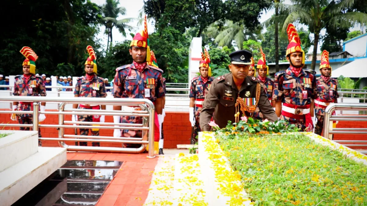 ভাবগাম্ভীর্যে বীরশ্রেষ্ঠ নূর মোহাম্মদ শেখের ৫৫তম শাহাদতবার্ষিকী পালন