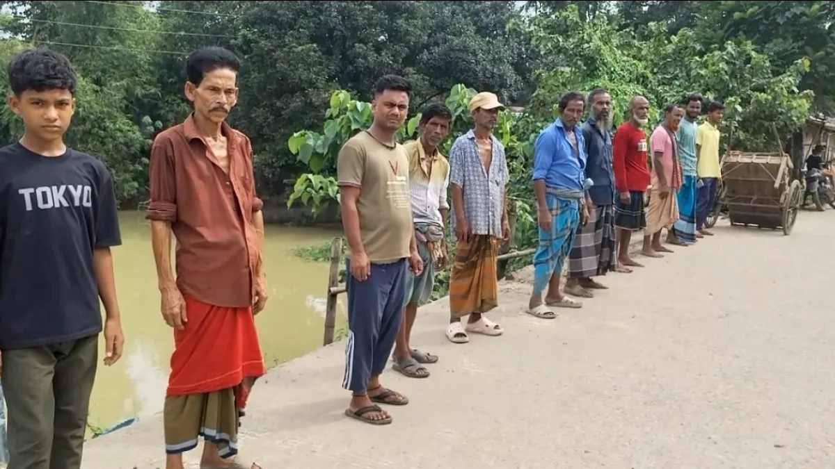 সুনামগঞ্জে শহীদ রাষ্ট্রপতি জিয়াউর রহমানের দেওয়া প্রতিশ্রুতির জমি রক্ষায় মানববন্ধন
