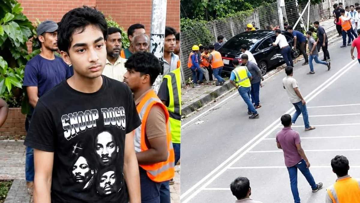 বারিধারায় ফুটপাতে বসা নির্মাণশ্রমিককে গাড়িচাপা: কিশোর গ্রেপ্তার