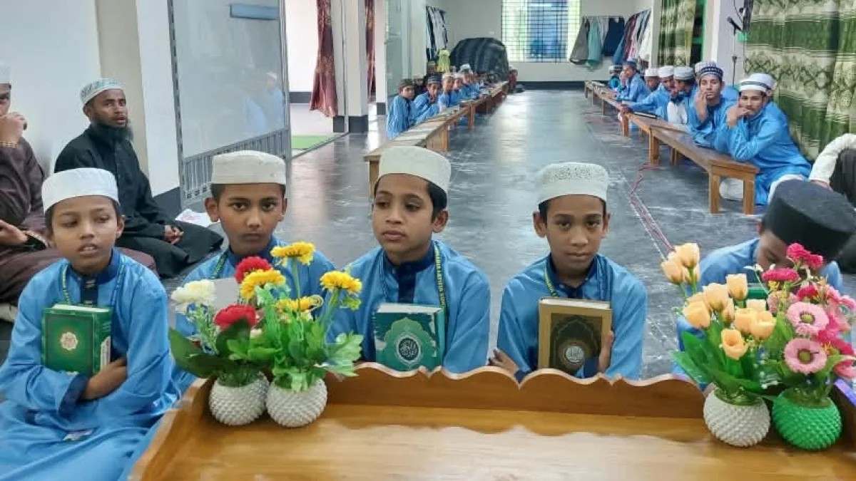 বড়গাছ মাদ্রাসায় হিফজ বিভাগের শিক্ষার্থীদের সবক প্রদান অনুষ্ঠান