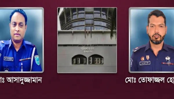 কটিয়াদী সার্কেলের নতুন এএসপি আসাদুজ্জামান,বিদায়ী তোফাজ্জল শিল্পাঞ্চল পুলিশে