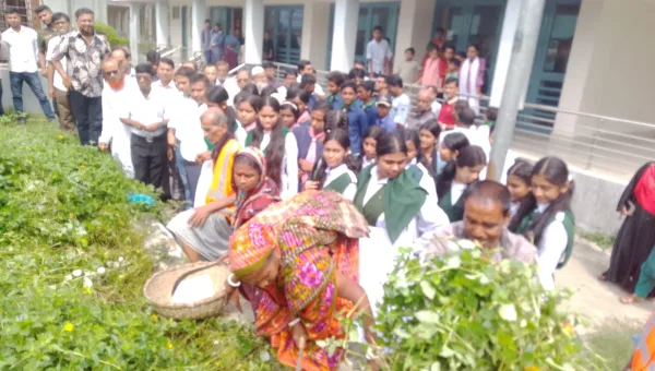 বালিয়াকান্দিতে ডেঙ্গু প্রতিরোধ ও পরিচ্ছন্নতা অভিযান উদ্বোধন