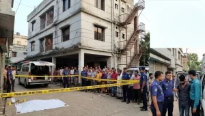 মৌলভীবাজারে চারতলা ভবন থেকে নিচে পড়ে নারীর মৃত্যু