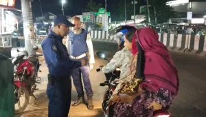 আমতলীতে দুই দিনে ১৫৩ যানবাহন তল্লাশি, ট্রাফিক আইনে ২২ মামলা
